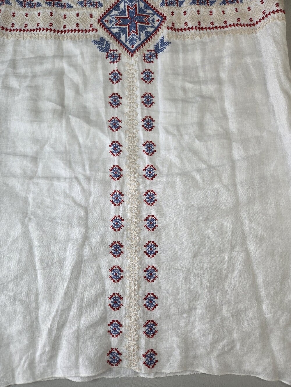 Johnny Was Linen Embroidered Dress - Picture 4 of 11